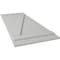 Ekena Millwork True Fit PVC Four Board Joined Board-n-Batten Shutters w/Z-Bar, Hailstorm Gray , 21 1/2W x 28H, PR TFP102BBF21X028ST - alternate 4